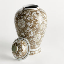 Load image into Gallery viewer, PROVINCE LOTUS LIDDED GINGER JAR
