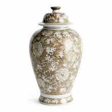 Load image into Gallery viewer, PROVINCE LOTUS LIDDED GINGER JAR
