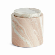 Load image into Gallery viewer, JAQUELINE MARBLE ROUND LIDDED BOX SHORT
