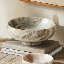 Load image into Gallery viewer, JOSEPHINE MARBLE FOOTED BOWL
