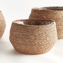 Load image into Gallery viewer, SEAGRASS ROUND TAPERED BASKETS, SET OF 3
