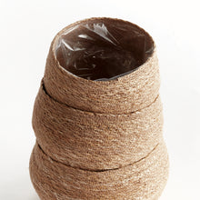 Load image into Gallery viewer, SEAGRASS ROUND TAPERED BASKETS, SET OF 3
