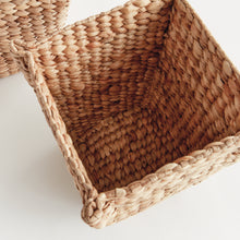 Load image into Gallery viewer, WATER HYACINTH TAPERED BASKETS, SET OF 2
