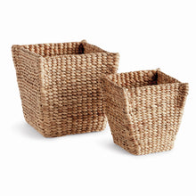 Load image into Gallery viewer, WATER HYACINTH TAPERED BASKETS, SET OF 2

