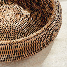 Load image into Gallery viewer, BURMA RATTAN SHALLOW DISPLAY BOWLS, SET OF 2
