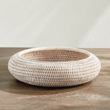 Load image into Gallery viewer, BURMA RATTAN SHALLOW DISPLAY BOWLS, SET OF 2
