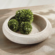 Load image into Gallery viewer, BURMA RATTAN SHALLOW DISPLAY BOWLS, SET OF 2
