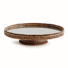 Load image into Gallery viewer, BURMA RATTAN SERVING STAND
