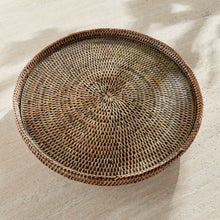 Load image into Gallery viewer, BURMA RATTAN SERVING STAND
