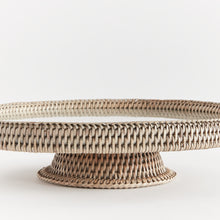 Load image into Gallery viewer, BURMA RATTAN SERVING STAND
