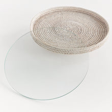 Load image into Gallery viewer, BURMA RATTAN SERVING STAND
