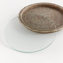 Load image into Gallery viewer, BURMA RATTAN SERVING PLATTER
