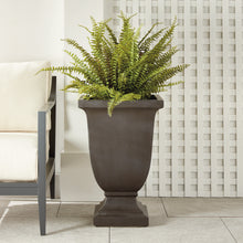 Load image into Gallery viewer, FIBRECLAY BECKETT SQ FOOTED PLANTER LARGE
