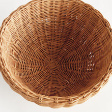 Load image into Gallery viewer, CHARLESTON RATTAN FOOTED BOWL SMALL
