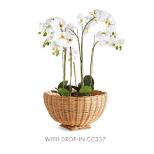 Load image into Gallery viewer, CHARLESTON RATTAN FOOTED BOWL SMALL
