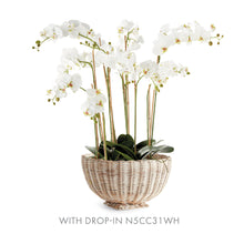 Load image into Gallery viewer, CHARLESTON RATTAN FOOTED BOWL SMALL
