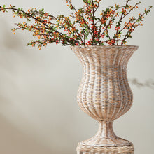 Load image into Gallery viewer, CHESAPEAKE RATTAN FOOTED URN TALL
