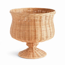Load image into Gallery viewer, CHESAPEAKE RATTAN FOOTED URN WIDE
