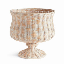 Load image into Gallery viewer, CHESAPEAKE RATTAN FOOTED URN WIDE

