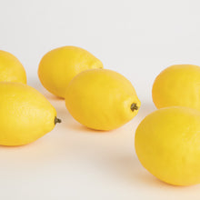 Load image into Gallery viewer, FAUX LEMONS 4", SET OF 6
