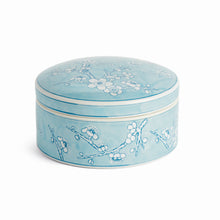 Load image into Gallery viewer, MONARCH EMPRESS ROUND LIDDED CATCHALL BOX LARGE
