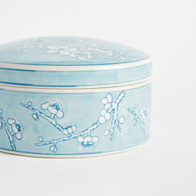 Load image into Gallery viewer, MONARCH EMPRESS ROUND LIDDED CATCHALL BOX LARGE
