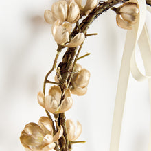 Load image into Gallery viewer, GILDED CHERRY BLOSSOM WREATHS ST/2
