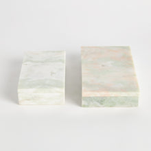 Load image into Gallery viewer, JOHANNA MARBLE LIDDED BOXES, SET OF 2
