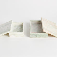 Load image into Gallery viewer, JOHANNA MARBLE LIDDED BOXES, SET OF 2
