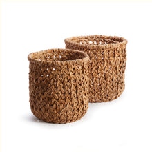 Load image into Gallery viewer, BRIDGET BANANA LEAF BASKETS, SET OF 2
