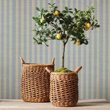 Load image into Gallery viewer, CAM BANANA LEAF BASKETS W/ HANDLES, SET OF 2
