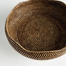 Load image into Gallery viewer, BURMA RATTAN FOOTED BOWL
