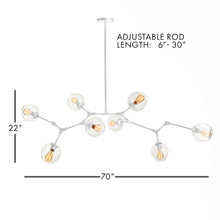 Load image into Gallery viewer, DANIELLA GLOBE CHANDELIER
