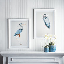 Load image into Gallery viewer, Blue Heron Prints, Set of 2

