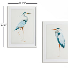 Load image into Gallery viewer, Blue Heron Prints, Set of 2
