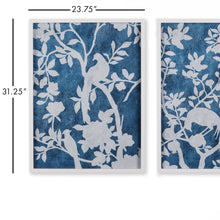 Load image into Gallery viewer, AVIARY CYANO PRINTS, SET OF 2
