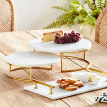 Load image into Gallery viewer, VIENNA SERVING STANDS, SET OF 2
