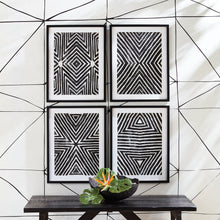 Load image into Gallery viewer, ACHROMATIC GEOMETRIC PRINTS, SET OF 4
