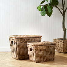 Load image into Gallery viewer, RUTHIE STORAGE TRUNKS, SET OF 2
