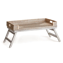 Load image into Gallery viewer, BURMA RATTAN LAP TRAY TABLE
