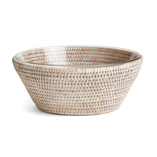 Load image into Gallery viewer, BURMA RATTAN SERVING BOWL 10.75"
