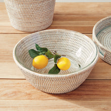 Load image into Gallery viewer, BURMA RATTAN SERVING BOWL 10.75"
