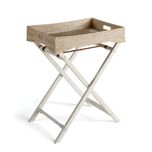 Load image into Gallery viewer, BURMA RATTAN BUTLER TRAY TABLE
