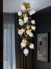 Load image into Gallery viewer, Pomegranate Brass Ceiling Lamp
