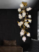 Load image into Gallery viewer, Pomegranate Brass Ceiling Lamp
