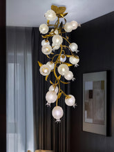 Load image into Gallery viewer, Pomegranate Brass Ceiling Lamp
