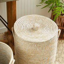 Load image into Gallery viewer, RIVERGRASS HAMPER BASKETS WITH LIDS, SET OF 2
