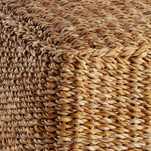Load image into Gallery viewer, SEAGRASS SQUARE POUF
