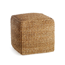 Load image into Gallery viewer, SEAGRASS SQUARE POUF
