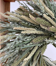 Load image into Gallery viewer, Mixed Green Grains Wreath
